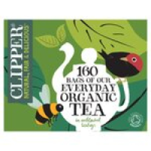 Ocado  Clipper Organic Everyday 160 Tea bags