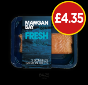 Budgens  Mawgan Bay Boneless Salmon Fillets
