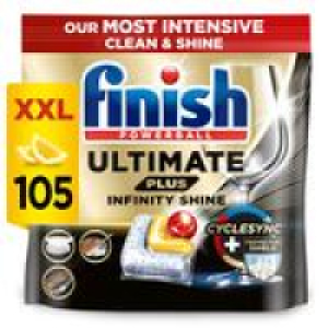 Finish Ultimate Plus Infinity Shine Lemon Dishwasher Tablets