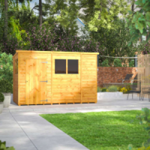 Wickes  Powersheds Pent Shiplap Dip Treated Shed - 10 x 6ft