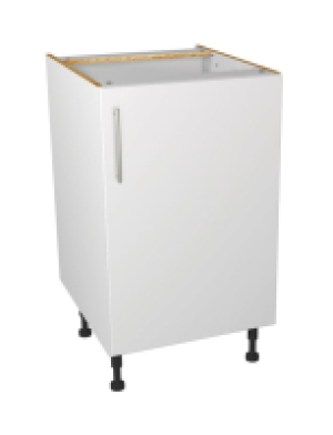 Wickes Orlando White Slab Base Unit - 500mm