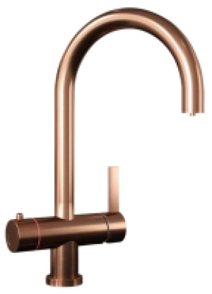 Carysil Twist 4-in-1 Hot Water Kitchen Tap - Brushed Copper