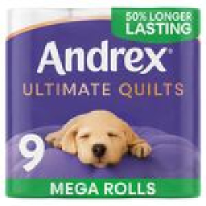Andrex Ultimate Quilts Toilet Roll Mega Rolls