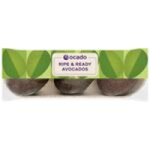 Ocado Medium Ripe & Ready Hass Avocados £1.90