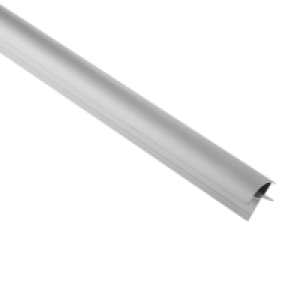 Wickes  Wetwall Mermaid Brushed Silver External Corner - 2400mm