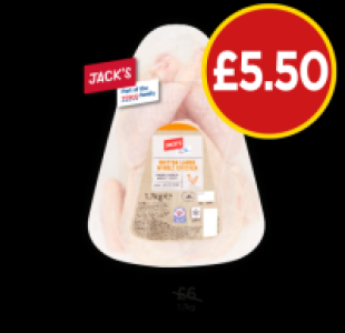 Jacks Large British Whole Chicken