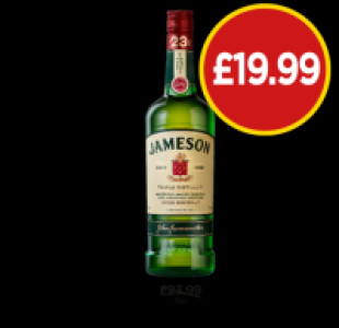 Budgens  Jameson Irish Whiskey