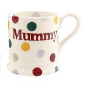 Ocado  Emma Bridgewater Polka Dot Mummy 1/2 Pint Mug