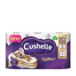 Cushelle Quilted 50% Longer Toilet Tissue