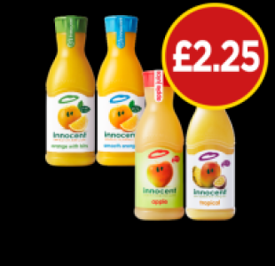 Innocent Orange With Bits, Smooth, Apple, Tropical