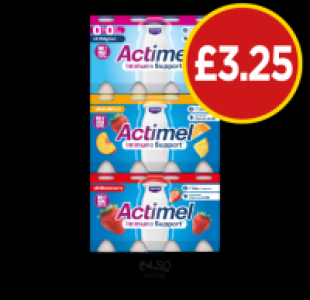 Budgens  Actimel, Multifruit, Strawberry