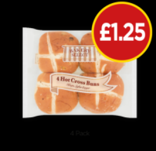 Budgens  Bakery Select Hot Cross Buns