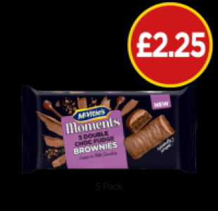 McVities Moments Chocolate Brownies