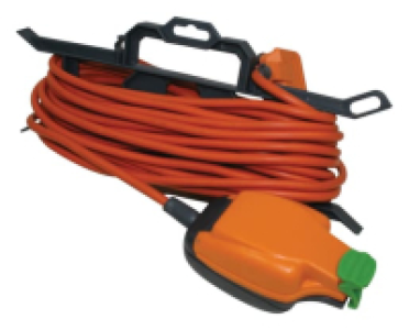 Masterplug 13A Weatherproof Garden Tidy Extension Lead - 15m