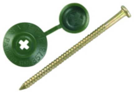 Wickes  Onduline Green Safe Top Nail - 70mm - Pack of 20
