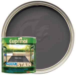 Wickes  Cuprinol Anti-Slip Decking Stain - Black Ash - 2.5L