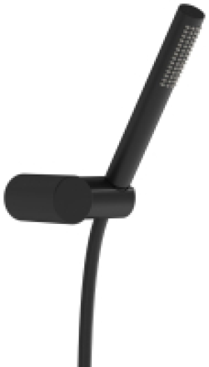 VitrA Spring Pure Dust Black Handset & Wall Outlet