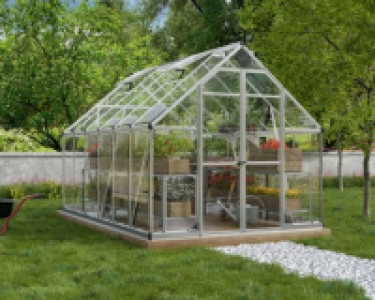 Palram Canopia Octave Silver Greenhouse - 8 x 12ft