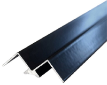 Wickes  Multipanel Type A Black Internal Corner - 2450mm