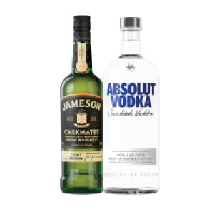 SuperValu  Jameson Caskmates / Absolut Vodka