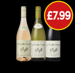 La Vieille Ferme Rosé, Blanc, Red