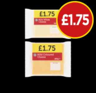 Mild White Cheese, Mild Coloured Cheese