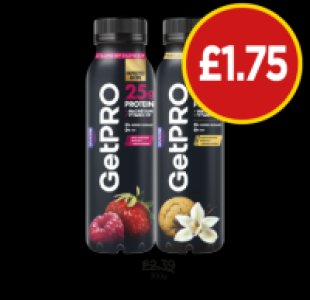 GetPro Shake Strawberry, Vanilla & Cookies