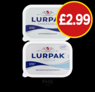 Lurpack Spreadable, Lighter