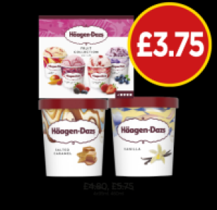 Häagen-Dazs Fruit Collection, Salted Caramel, Vanilla