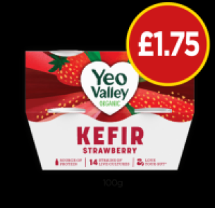 Yeo Valley Organic Kefir Strawberry