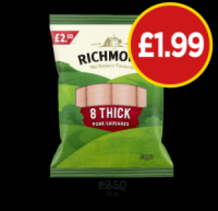 Budgens  Richmond Thick Pork Sausages