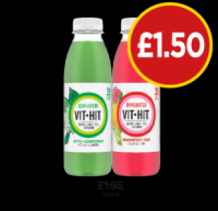 Lean & Green Vit Hit Apple & Elderflower, Dragonfruit & Yuzu