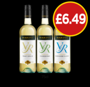 Budgens  Hardys Pinot Grigio, Chardonnay, Sauvignon Blanc