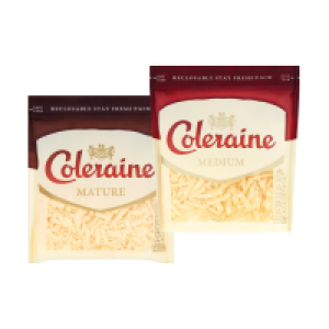 Coleraine Medium & Mature Grated Cheese