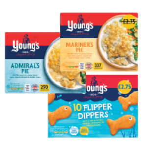 Young’s Admiral’s Pie, Mariner’s Pie & 10 Flipper Dippers