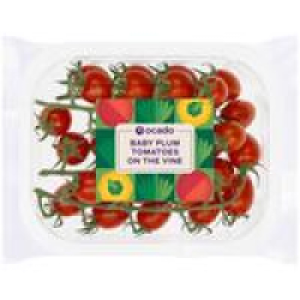 Ocado  Ocado Baby Plum Tomatoes On The Vine