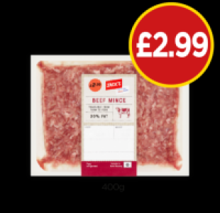 Budgens  Jacks Beef Mince