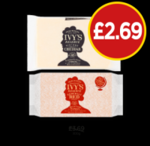 Budgens  Ivys Reserve Vintage Cheddar, Somerset Red
