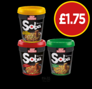 Budgens  Soba Noodles Classic, Chilli, Teriyaki