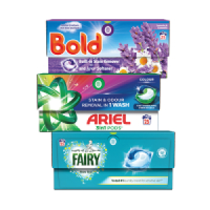 SuperValu  Ariel All in 1 Colour, Bold & Fairy Non Bio Pods