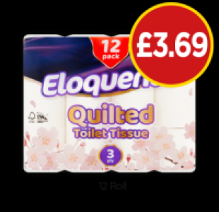 Budgens  Eloquence Quilted Toilet Tissue