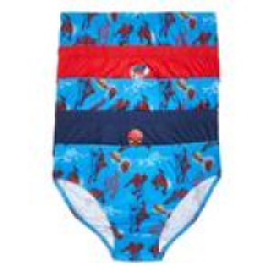 Ocado  5P Spiderman Briefs, 2-8 Years