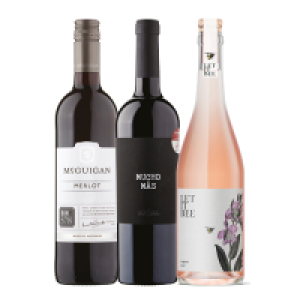 McGuigan Bin 578 Merlot, Mucho Mas Red & Let it Bee Rose