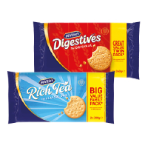 SuperValu  McVitie’s Rich Tea / Digestives Twin Pack