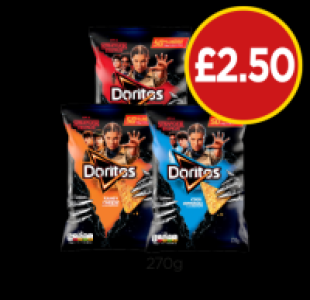 Doritos Chilli Heatwave, Tangy Cheese, Cool Original