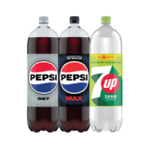 Pepsi Max, Pepsi Diet & 7Up Zero