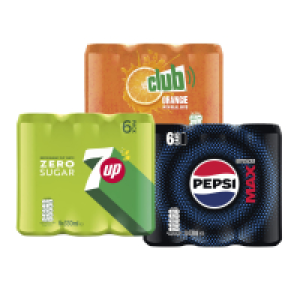 7Up Zero Sugar, Pepsi Max & Club Zero Orange