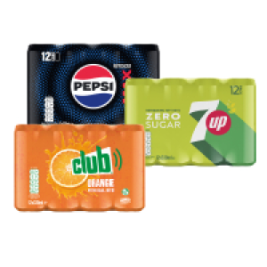 SuperValu  Pepsi Max, 7Up Zero & Club Orange Zero