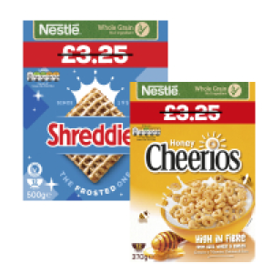SuperValu  NESTLE FROSTED SHREDDIES & HONEY CHEERIOS