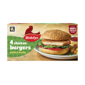 SuperValu  BIRDS EYE CHICKEN BURGERS